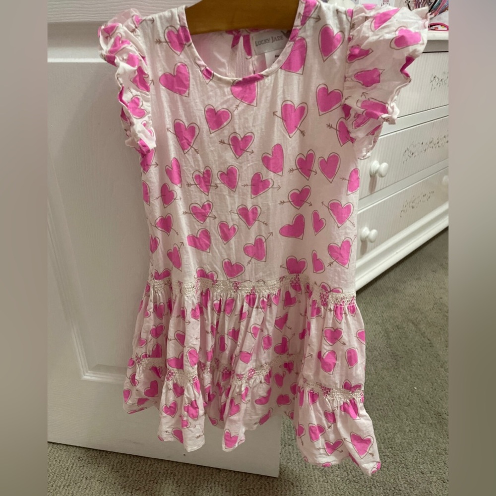 Lucky Jade 6/7 EUC heart dress